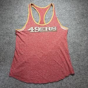 San Francisco 49ers Ladies Women Core Fan Marled Tank Top Shirt Football NFL